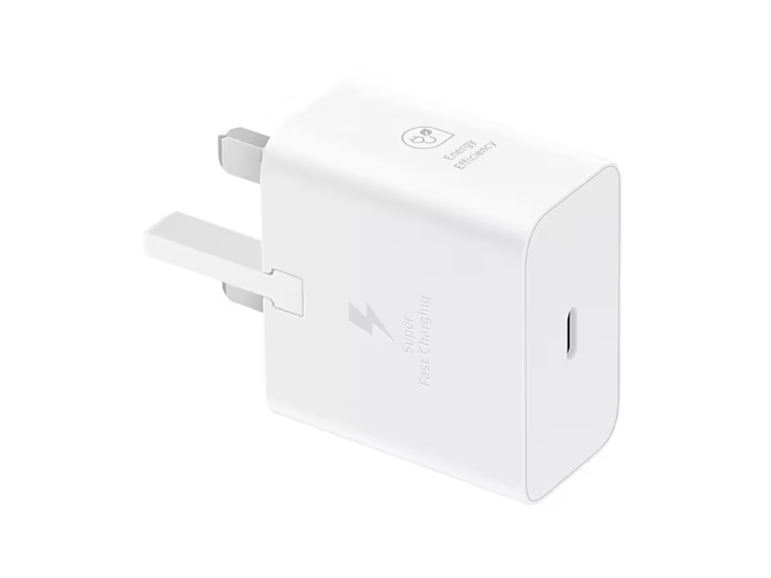 Buy Samsung 25W Power Adapter without Cable - White for Fast Charging in Qatar Buy Samsung 25W Power Adapter without Cable - White for Fast Charging in Qatar