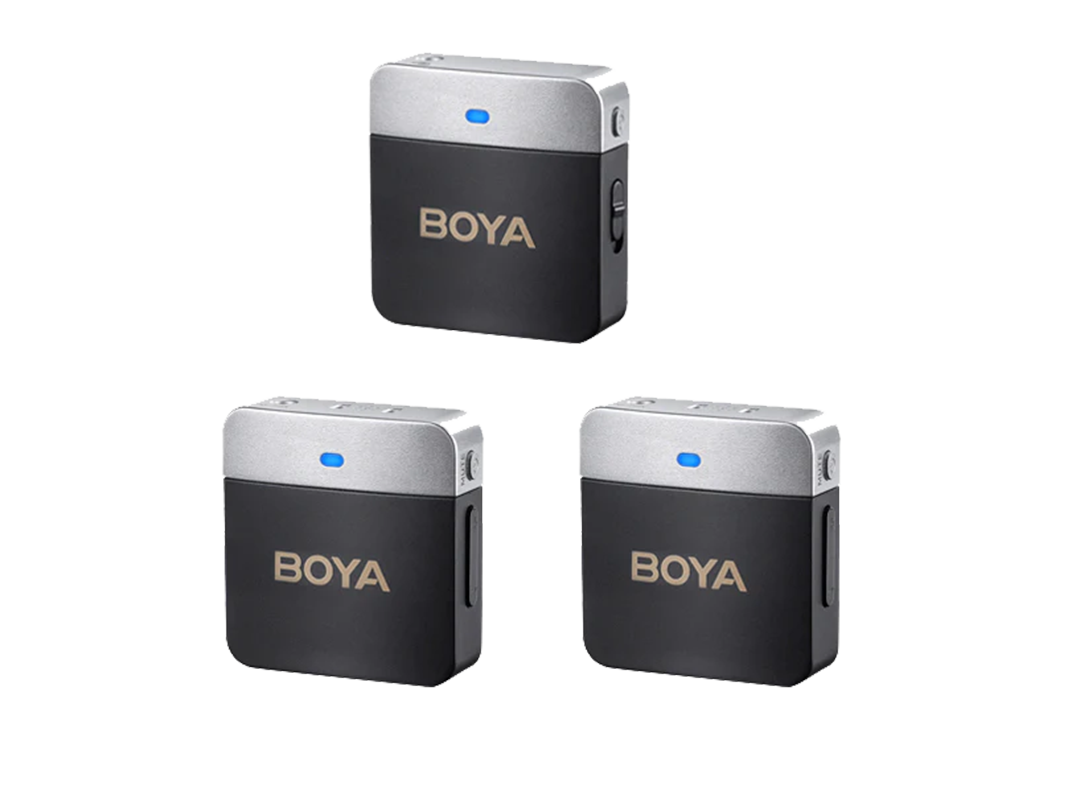 BOYA BY-M1V2 Dual Channel Wireless Lavalier Microphone - Clip-on Lapel Mic for Cameras, DSLR, Smartphones, Vlogging, Live Streaming, Interviews BOYA BY-M1V2 Dual Channel Wireless Lavalier Microphone - Clip-on Lapel Mic for Cameras, DSLR, Smartphones, Vlogging, Live Streaming, Interviews