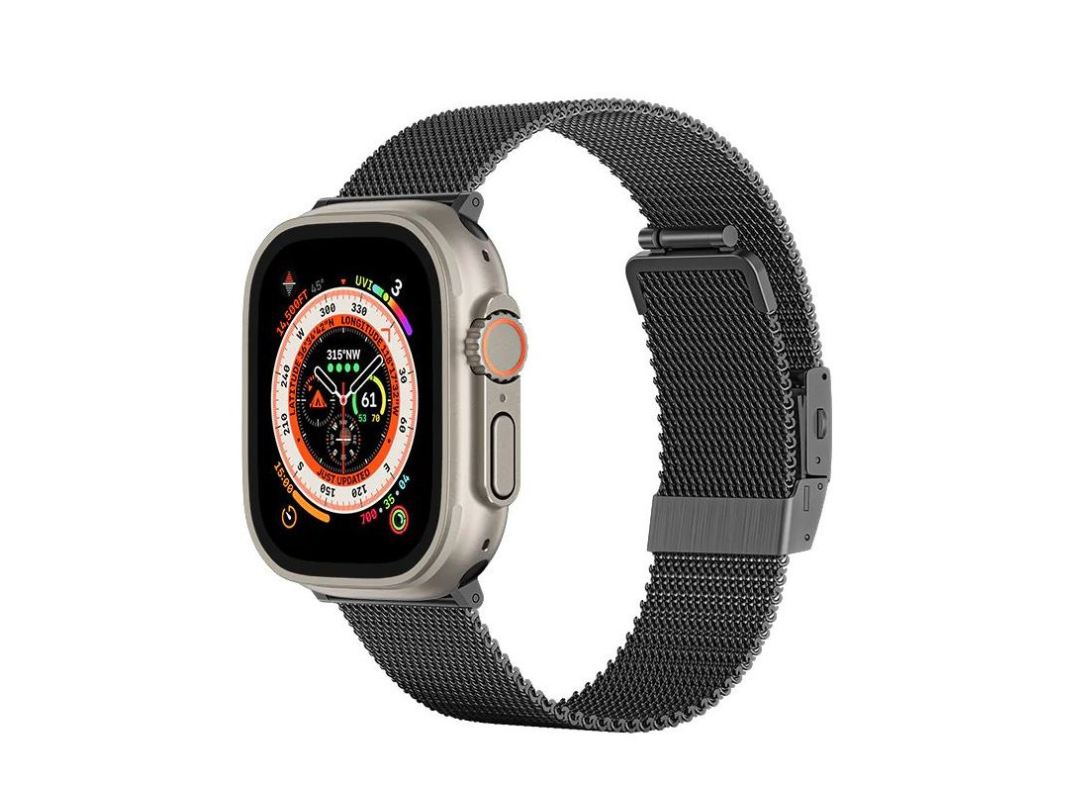 AmazingThing Titan Metal Band for Apple Watch 49/45/44/42mm - Black AmazingThing Titan Metal Band for Apple Watch 49/45/44/42mm - Black