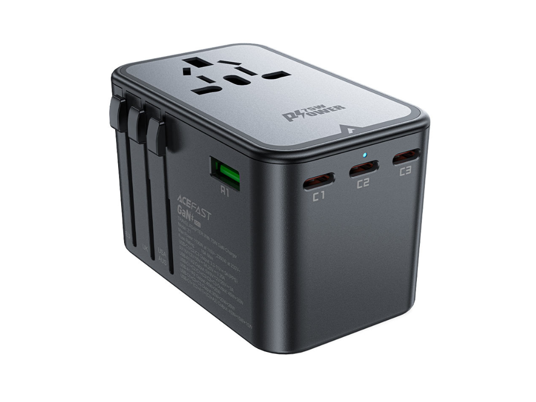 Buy Acefast Z1 GaN PD75W Travel Adapter in Qatar Buy Acefast Z1 GaN PD75W Travel Adapter in Qatar