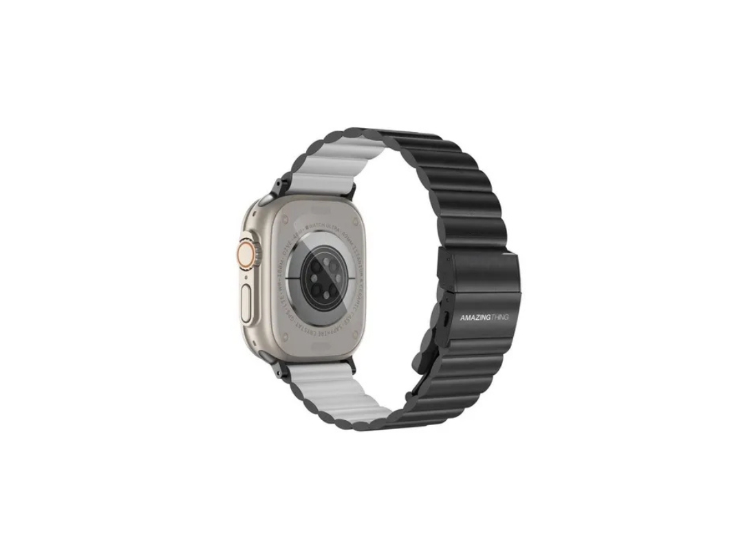 Amazing Thing Leather Strap for Apple Watch 49/45mm - Black Amazing Thing Leather Strap for Apple Watch 49/45mm - Black