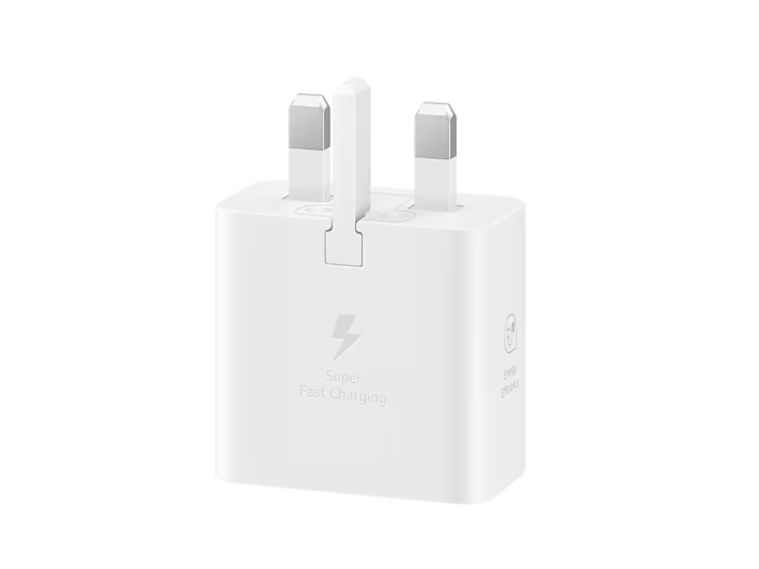 Buy Samsung 25W Power Adapter without Cable - White for Fast Charging in Qatar Buy Samsung 25W Power Adapter without Cable - White for Fast Charging in Qatar