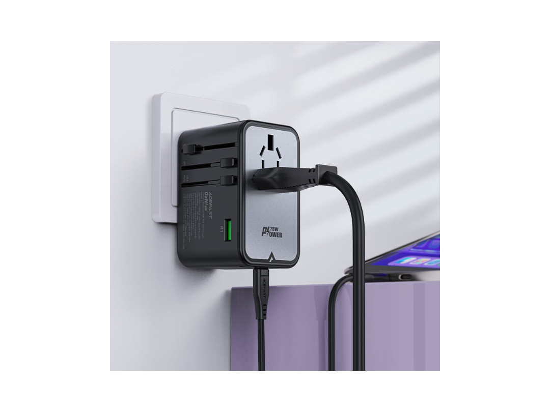 Buy Acefast Z1 GaN PD75W Travel Adapter in Qatar Buy Acefast Z1 GaN PD75W Travel Adapter in Qatar
