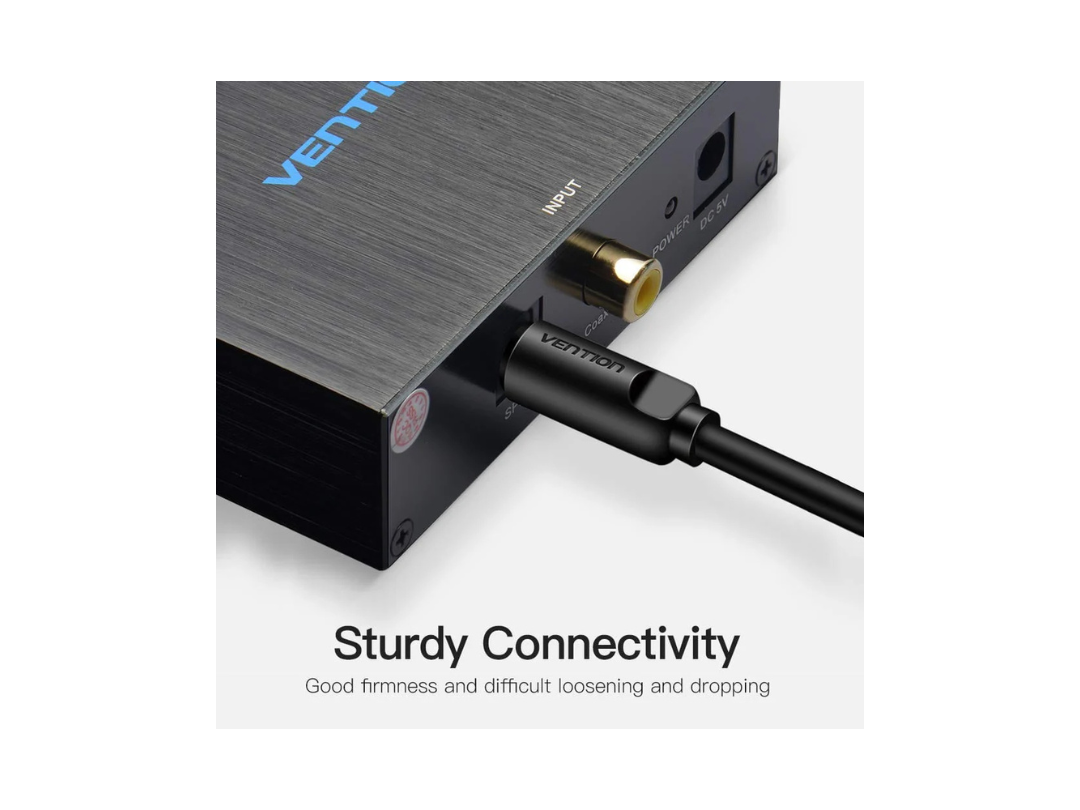 Buy Vention Optical Fiber Audio Cable Black - 2M in Qatar Buy Vention Optical Fiber Audio Cable Black - 2M in Qatar