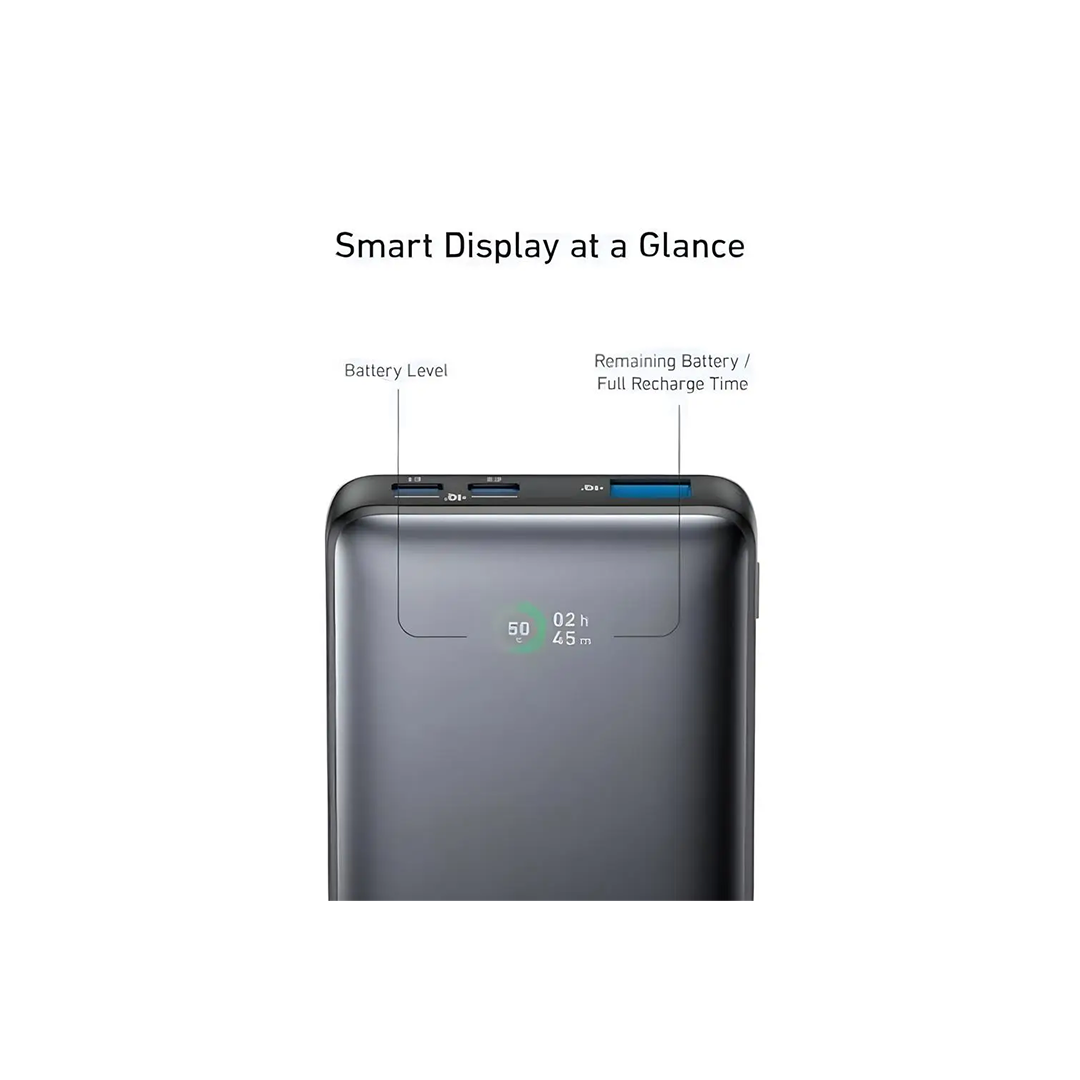 Anker 533 Power Bank 10,000 mAh 25W - Black in Qatar Anker 533 Power Bank 10,000 mAh 25W - Black in Qatar