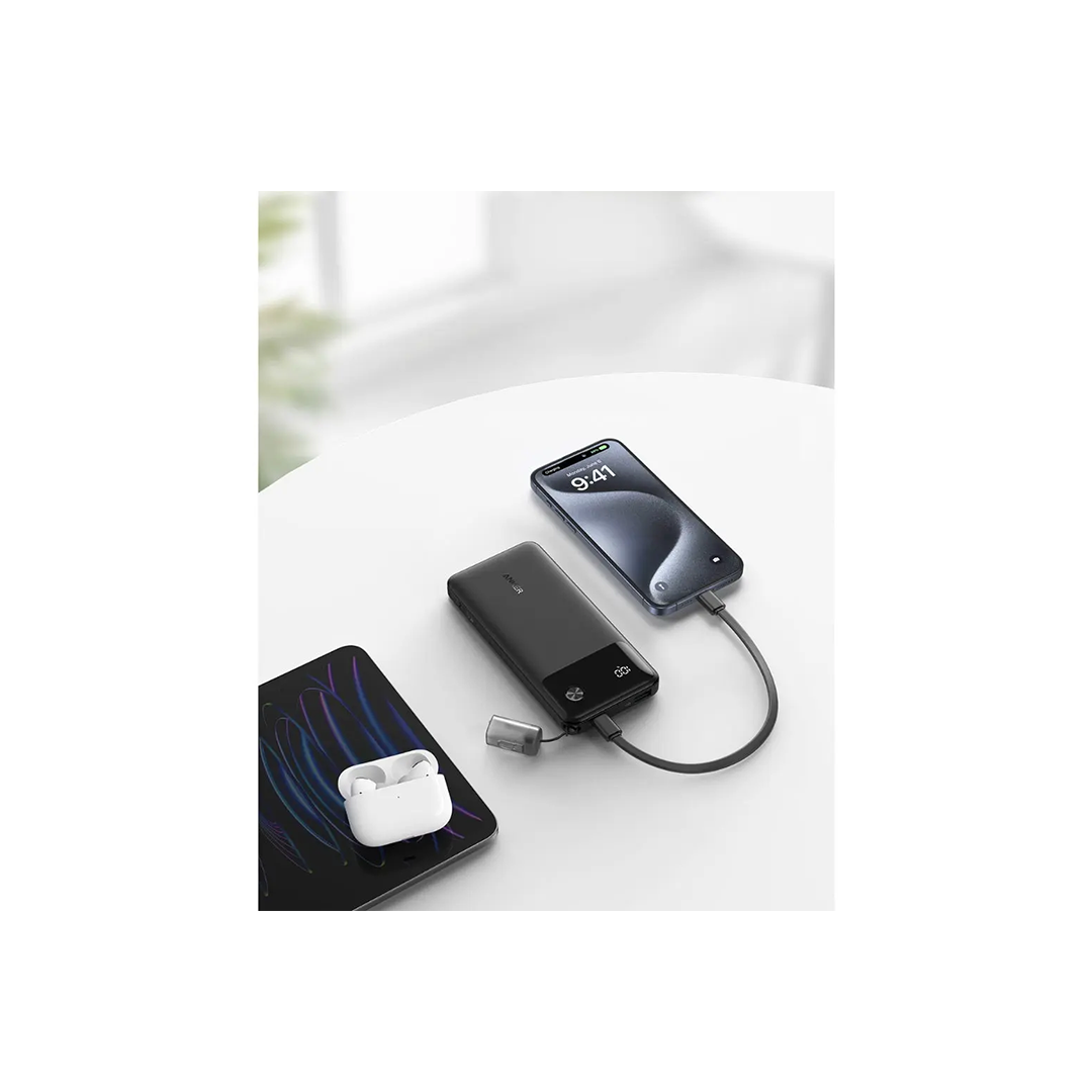 Anker Powercore 10000mAh 22.5W Portable Charger with USB C Cable Power Bank in Qatar Anker Powercore 10000mAh 22.5W Portable Charger with USB C Cable Power Bank in Qatar