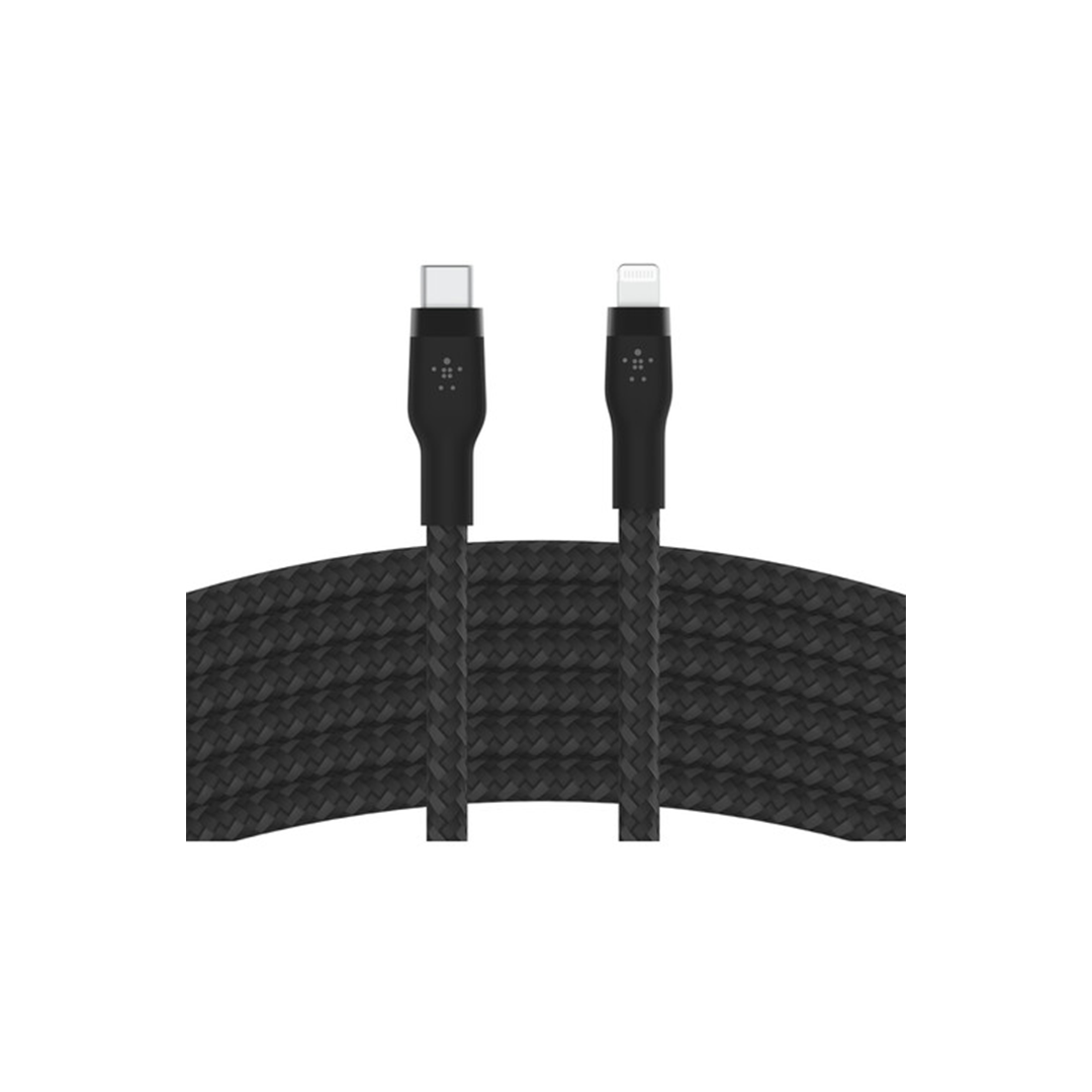 Belkin BOOST CHARGE PRO Flex USB-C to Lightning Male Cable 3M in Qatar Belkin BOOST CHARGE PRO Flex USB-C to Lightning Male Cable 3M in Qatar