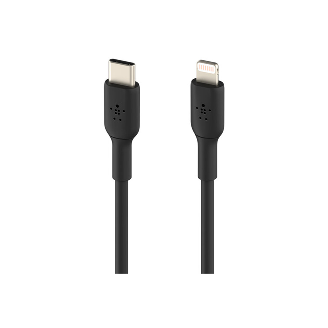 Belkin Boost Charge Lightning to USB-C Cable 1M - Black in Qatar Belkin Boost Charge Lightning to USB-C Cable 1M - Black in Qatar