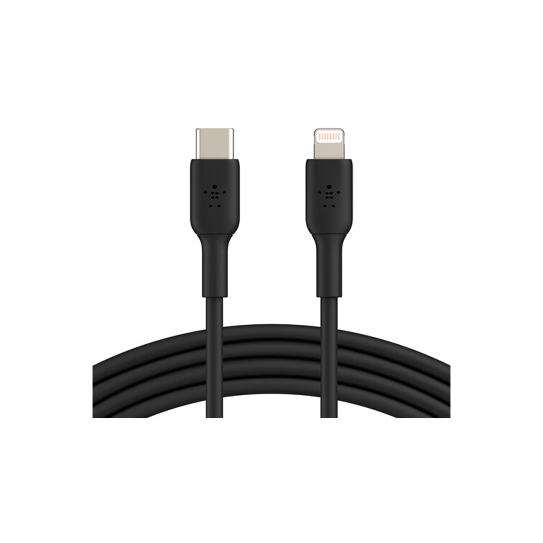 Belkin Boost Charge Lightning to USB-C Cable 1M - Black in Qatar Belkin Boost Charge Lightning to USB-C Cable 1M - Black in Qatar