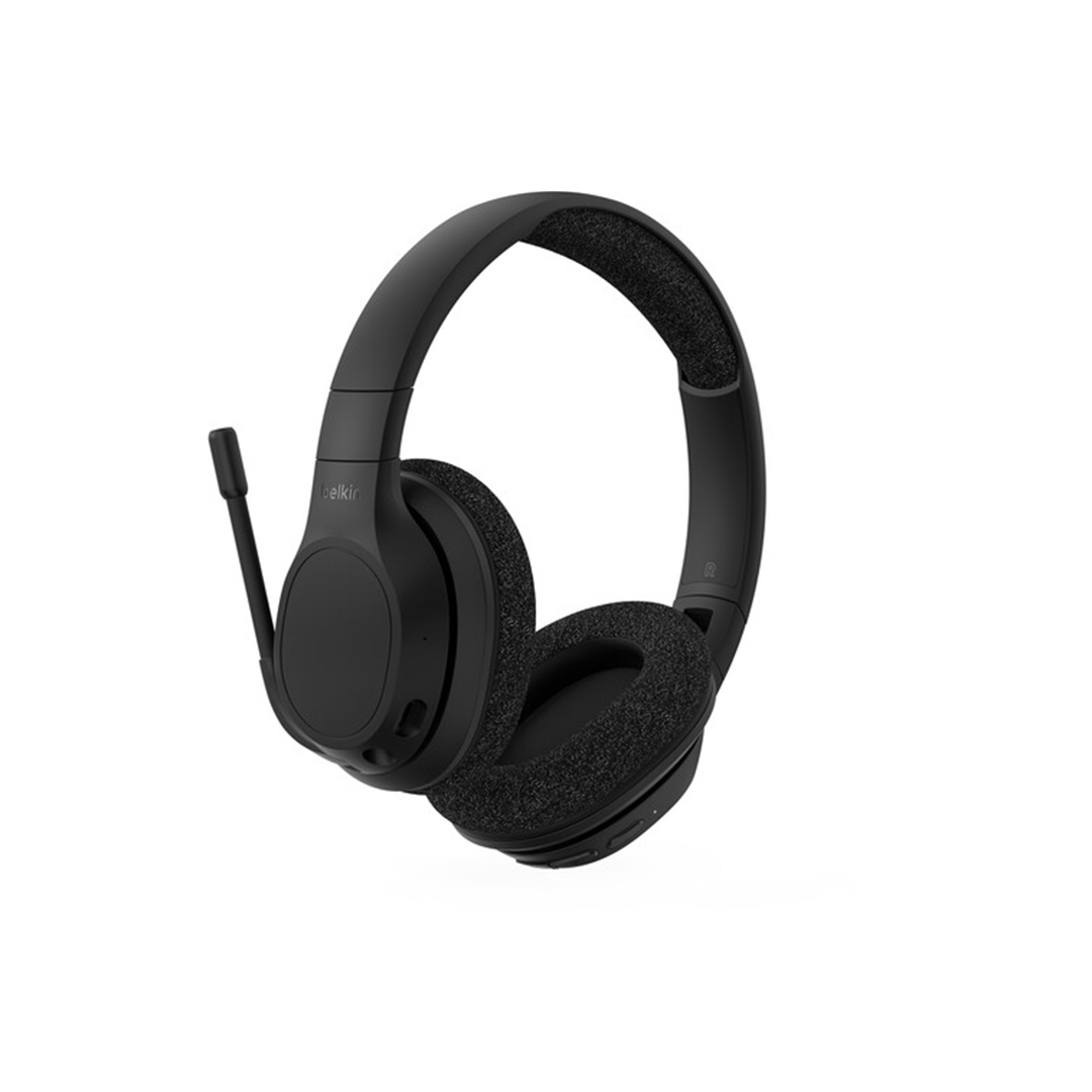 Belkin SoundForm Adapt Wireless Over-Ear Headset - Black in Qatar Belkin SoundForm Adapt Wireless Over-Ear Headset - Black in Qatar