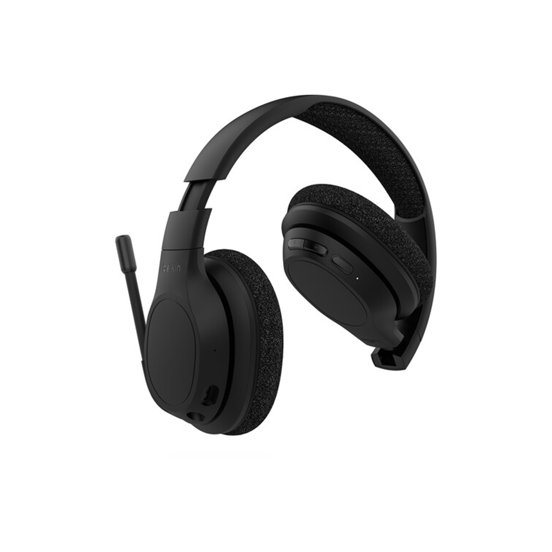 Belkin SoundForm Adapt Wireless Over-Ear Headset - Black in Qatar Belkin SoundForm Adapt Wireless Over-Ear Headset - Black in Qatar