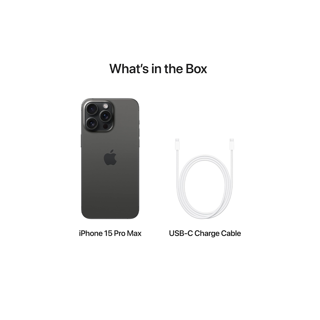 أبل آيفون 15 برو ماكس، 5 جي، 8 جيجابايت، 1 تيرابايت  أبل آيفون 15 برو ماكس، 5 جي، 8 جيجابايت، 1 تيرابايت