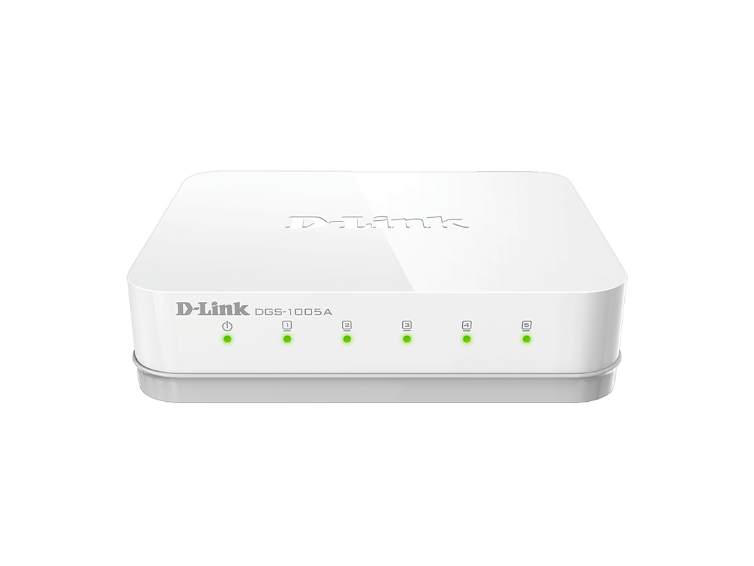 D-Link DGS-1005A 5-Port Gigabit Unmanaged Desktop Switch in Qatar D-Link DGS-1005A 5-Port Gigabit Unmanaged Desktop Switch in Qatar