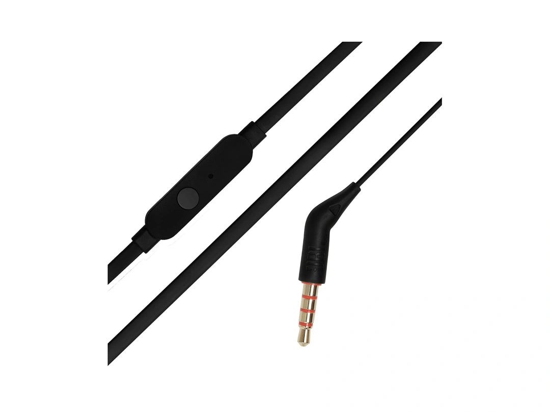 JBL T110 in-Ear Wired Headphones - Black in Qatar JBL T110 in-Ear Wired Headphones - Black in Qatar