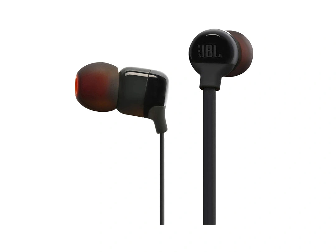 JBL T110 in-Ear Wired Headphones - Black in Qatar JBL T110 in-Ear Wired Headphones - Black in Qatar
