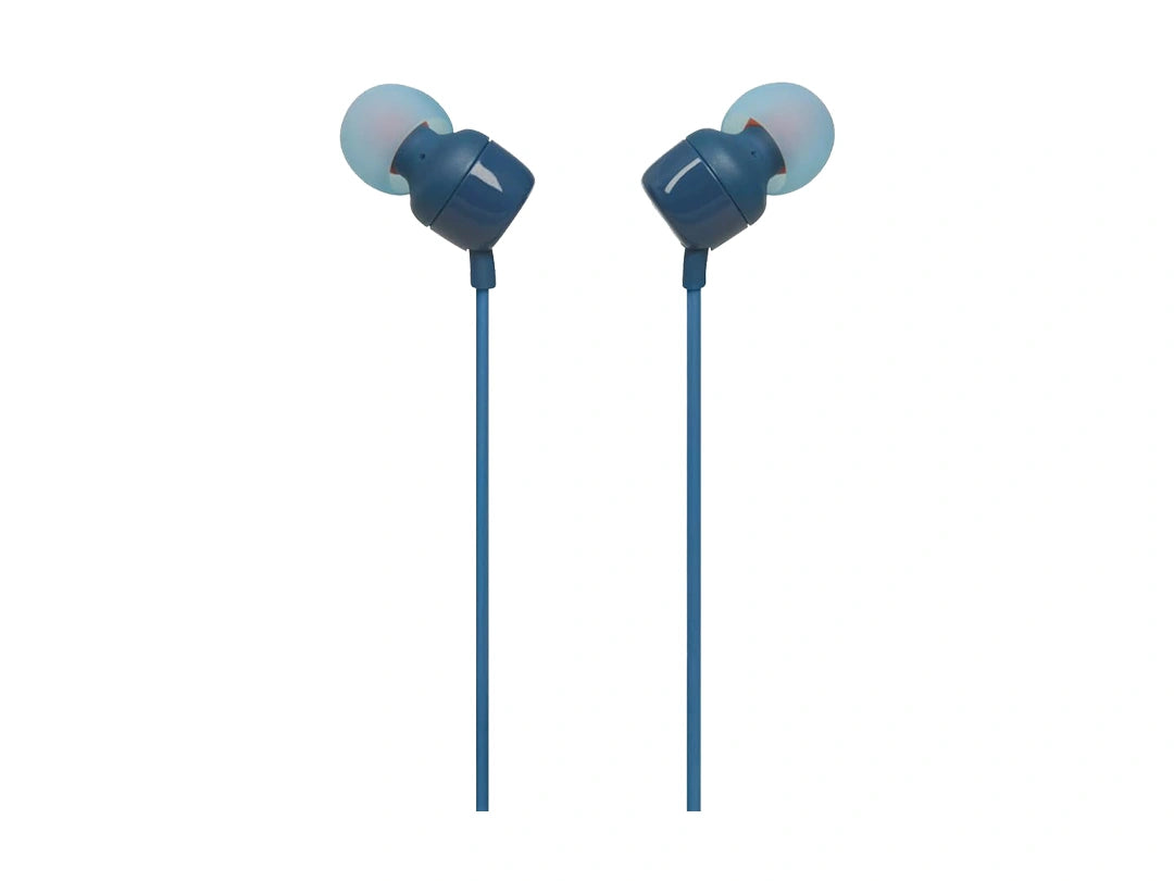 JBL T110 in-Ear Wired Headphones - Blue in Qatar JBL T110 in-Ear Wired Headphones - Blue in Qatar