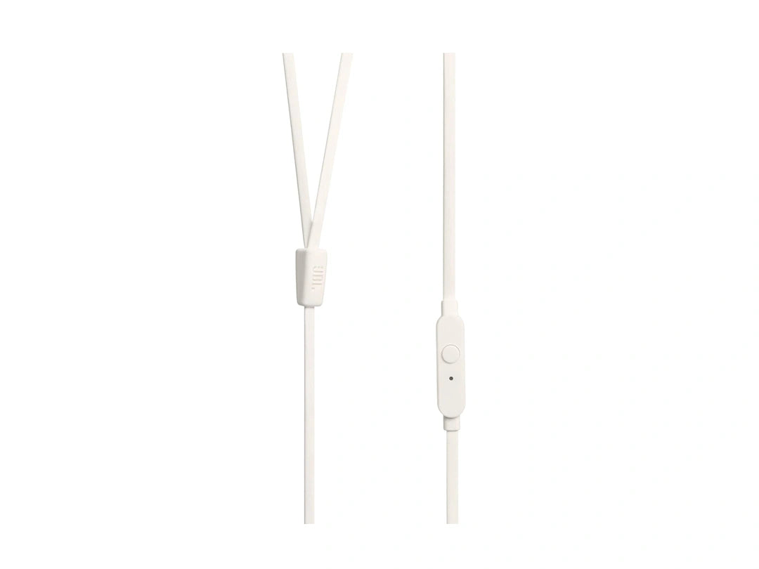 JBL T110 in-Ear Wired Headphones - White in Qatar JBL T110 in-Ear Wired Headphones - White in Qatar