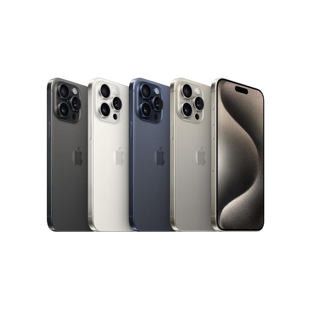 أبل آيفون 15 برو ماكس، 5 جي، 8 جيجابايت، 1 تيرابايت  أبل آيفون 15 برو ماكس، 5 جي، 8 جيجابايت، 1 تيرابايت