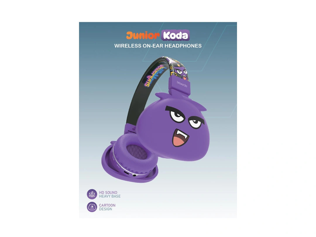 Moxedo Wireless On-Ear Headphones for Kids - Junior Koda in Qatar Moxedo Wireless On-Ear Headphones for Kids - Junior Koda in Qatar