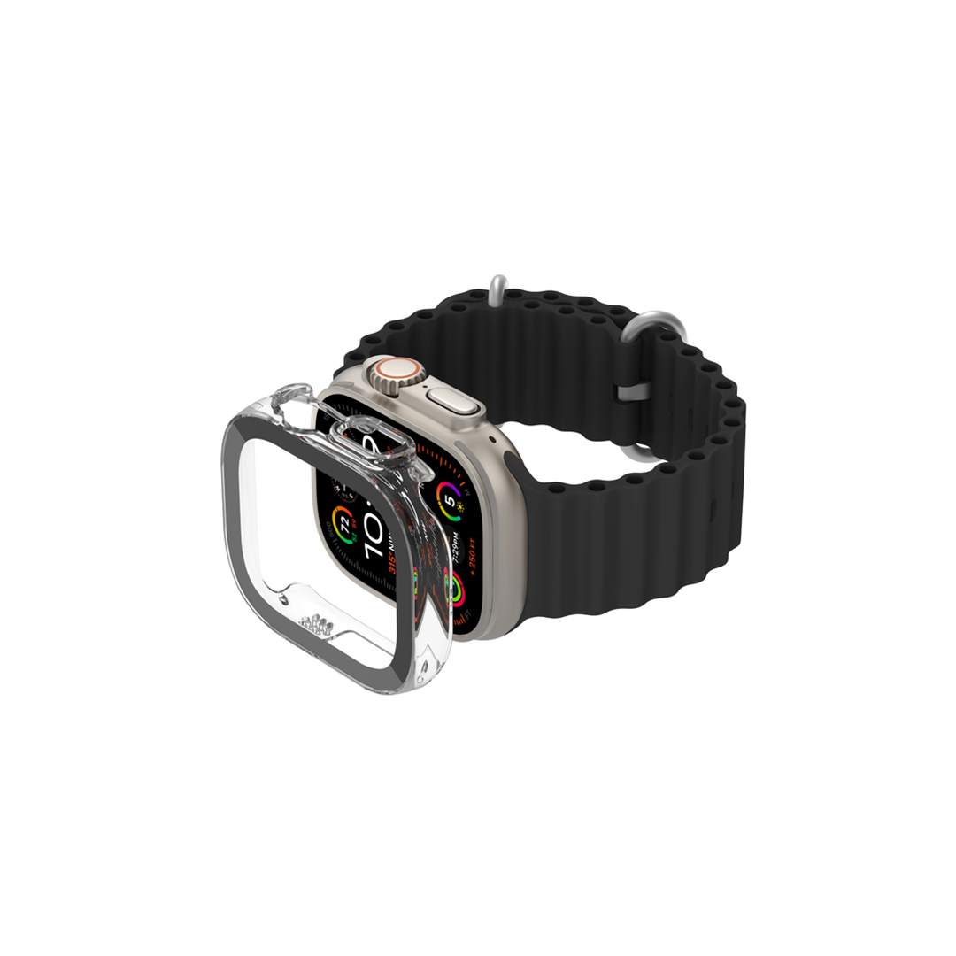 واقي شاشة معالج 2 في 1 من Belkin ScreenForce TemperedCurve + ممتص للصدمات لساعة Apple Watch Ultra/Ultra 2 واقي شاشة معالج 2 في 1 من Belkin ScreenForce TemperedCurve + ممتص للصدمات لساعة Apple Watch Ultra/Ultra 2