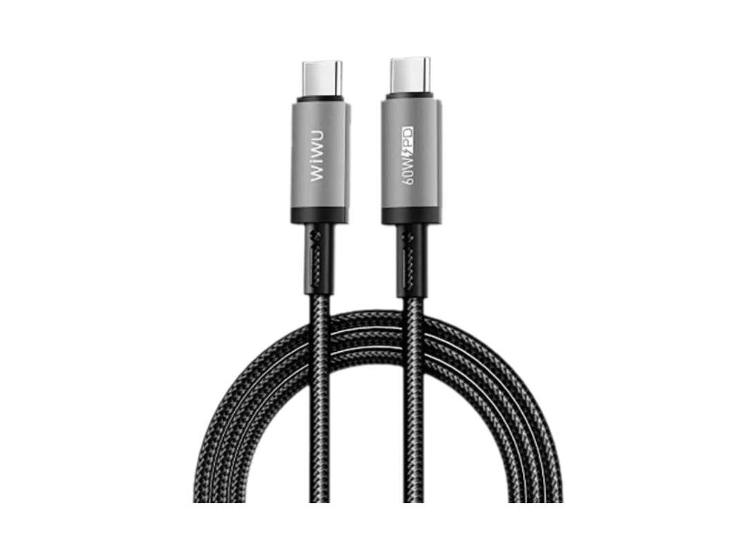 Buy WiWU TITAN LINK USB-C to USB-C Cable 60W – 1.2m |in Qatar Buy WiWU TITAN LINK USB-C to USB-C Cable 60W – 1.2m |in Qatar