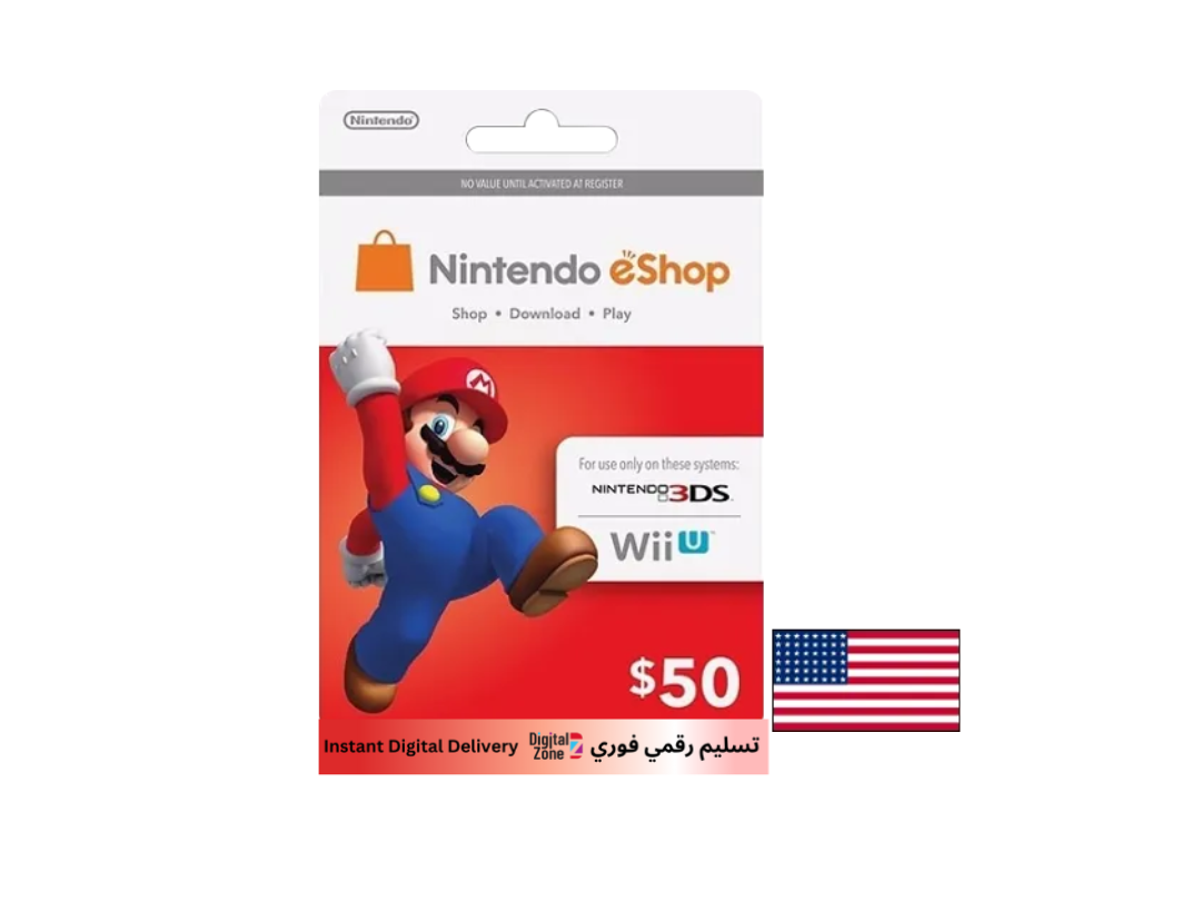 Buy Nintendo eShop $50 Gift Card in Qatar – DigitalZone Trading Qatar