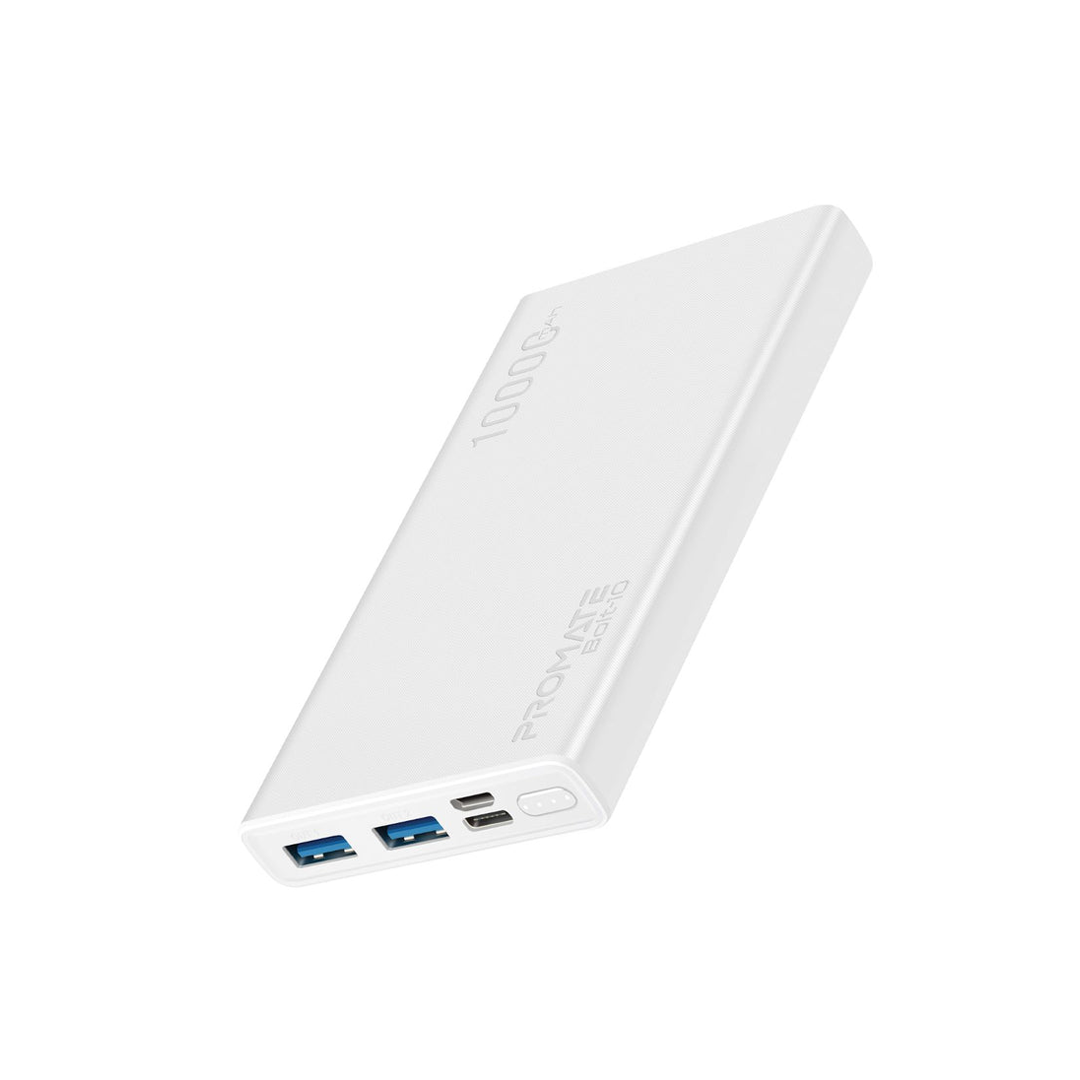 Promate Power Bank 10,000mah Smart Charging with Dual USB Output in Qatar Promate Power Bank 10,000mah Smart Charging with Dual USB Output in Qatar