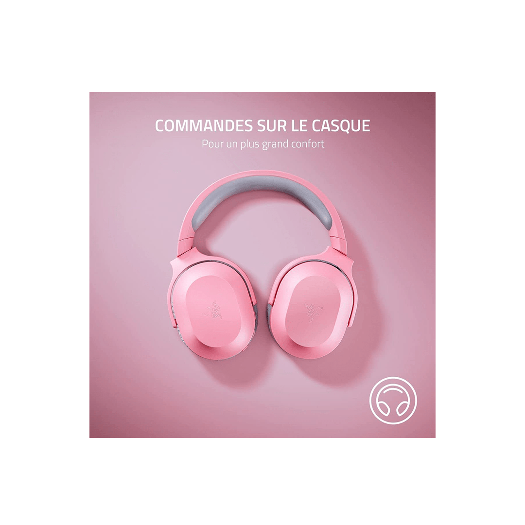 Razer Barracuda X - Wireless Multi-Platform Gaming and Mobile Over Ear Headset - Quartz Pink in Qatar Razer Barracuda X - Wireless Multi-Platform Gaming and Mobile Over Ear Headset - Quartz Pink in Qatar