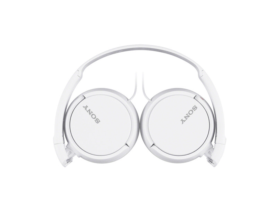 Sony MDR-ZX110AP On-Ear Headphones with Microphone - White in Qatar Sony MDR-ZX110AP On-Ear Headphones with Microphone - White in Qatar