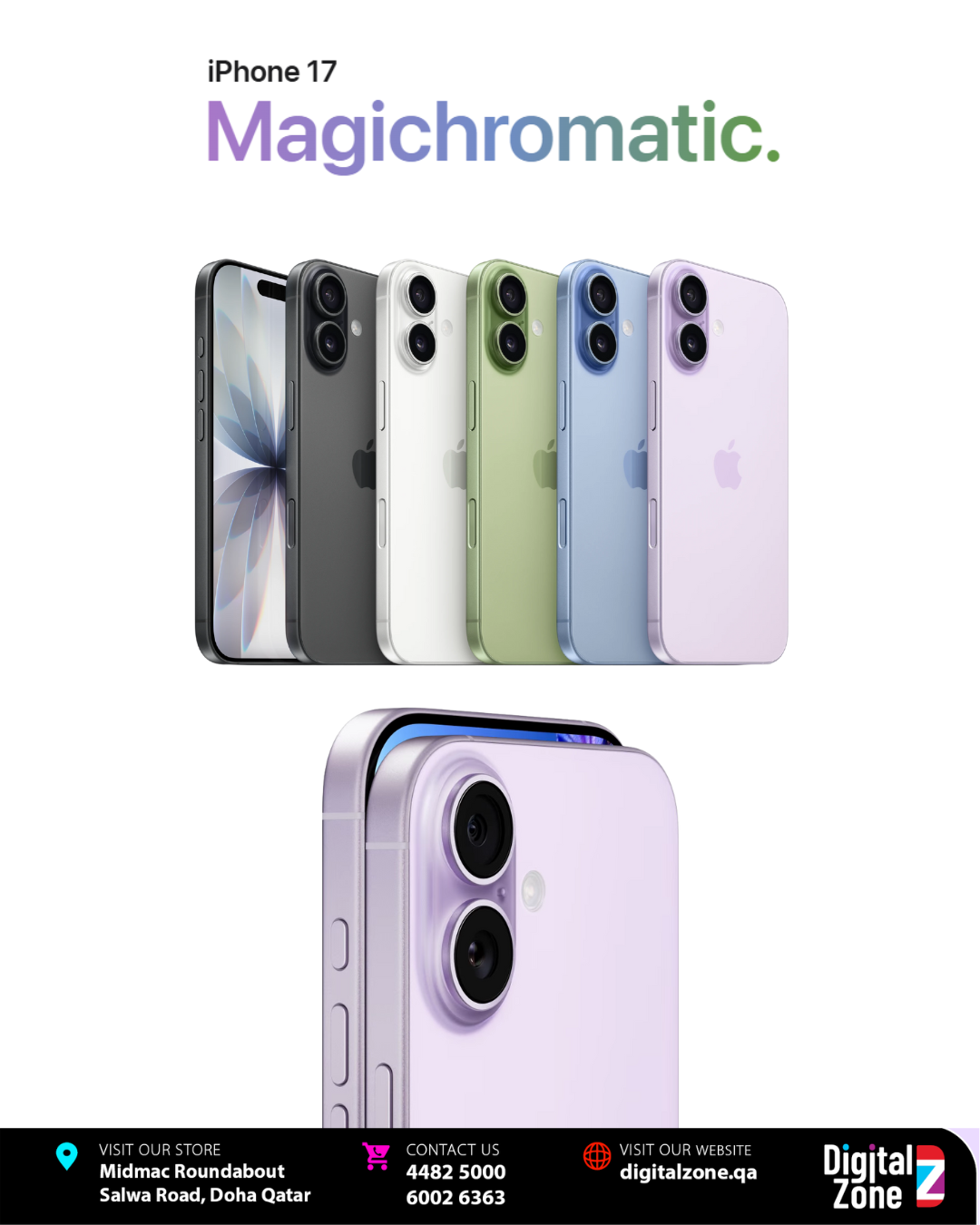 Buy Apple iPhone 17 in Qatar – 256GB & 512GB