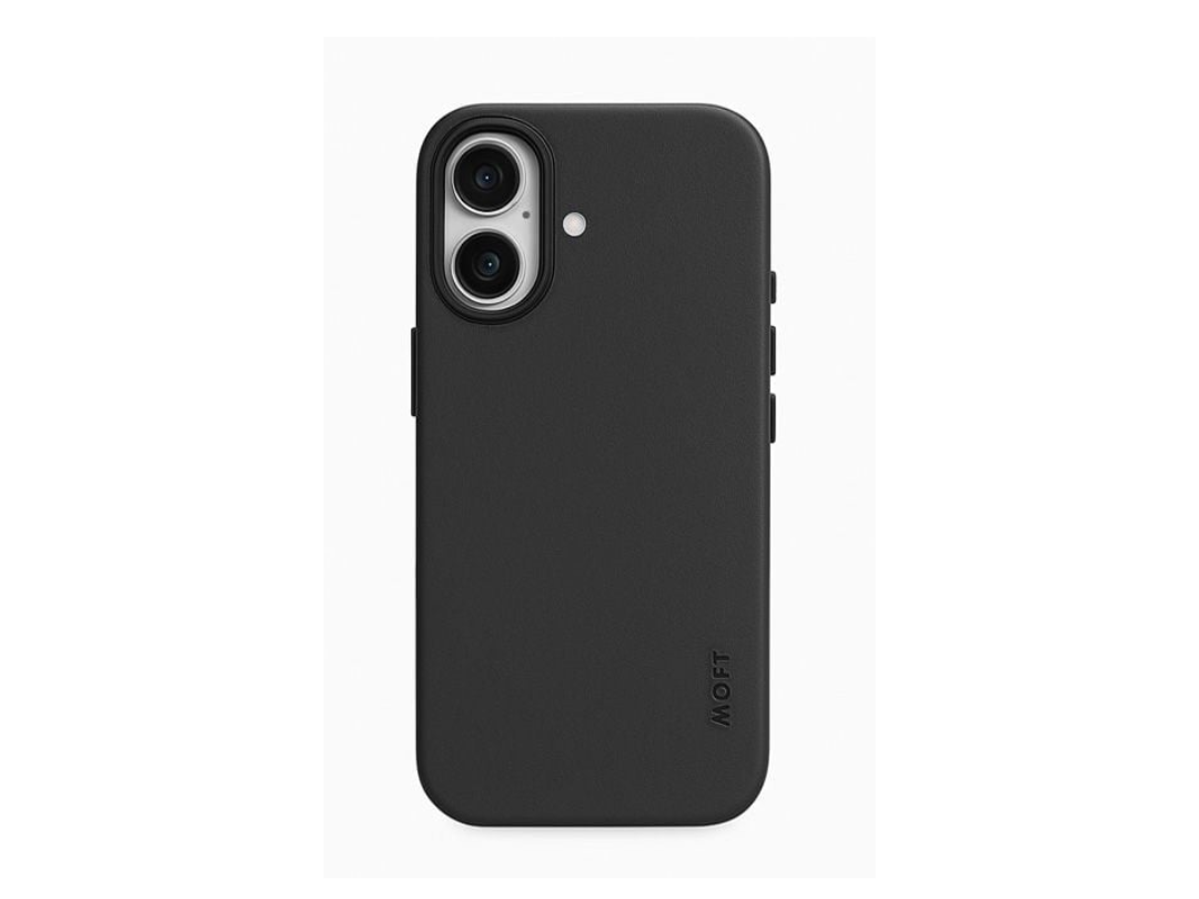 Buy MOFT iPhone 17 Snap Leather Case – Jet Black MD020-1-i17-JTBK in Qatar