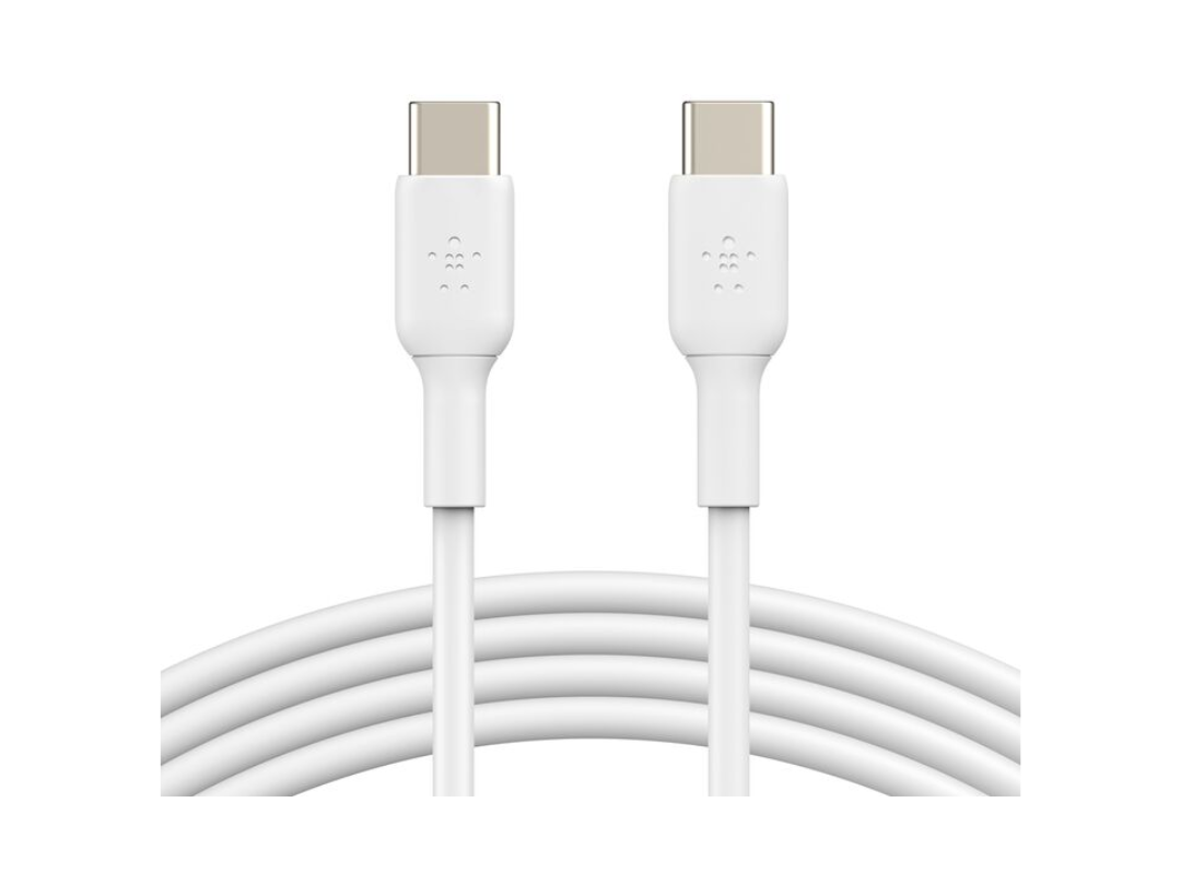 Buy Belkin USB-C to USB-C 60W Cable 1m – White | in Qatar