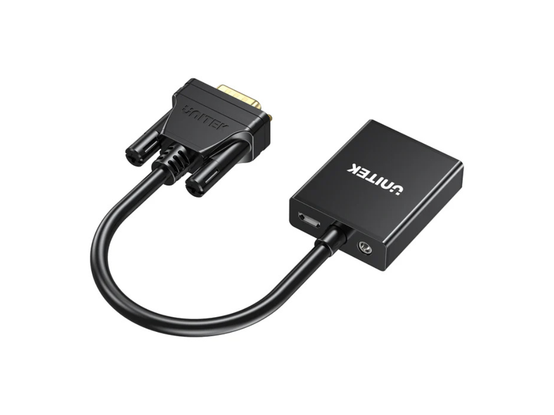 Unitek VGA to HDMI Adapter - 1080p HD Resolution | Qatar