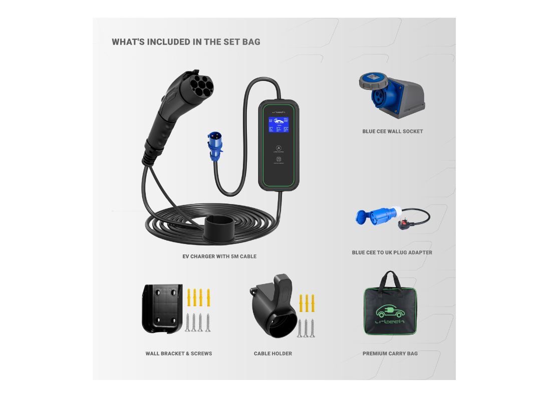 Buy URTECH 7kW GBT EV Charger – Portable & Smart | in Qatar 