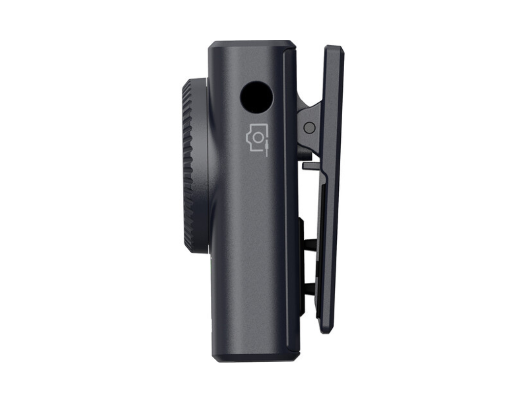 Hollyland LARK M2 DUO 2-Person Wireless Combo Microphone System (2.4 GHz, Shine Charcoal) with Camera-mount receiver, Lightning and USB‑C mobile options
