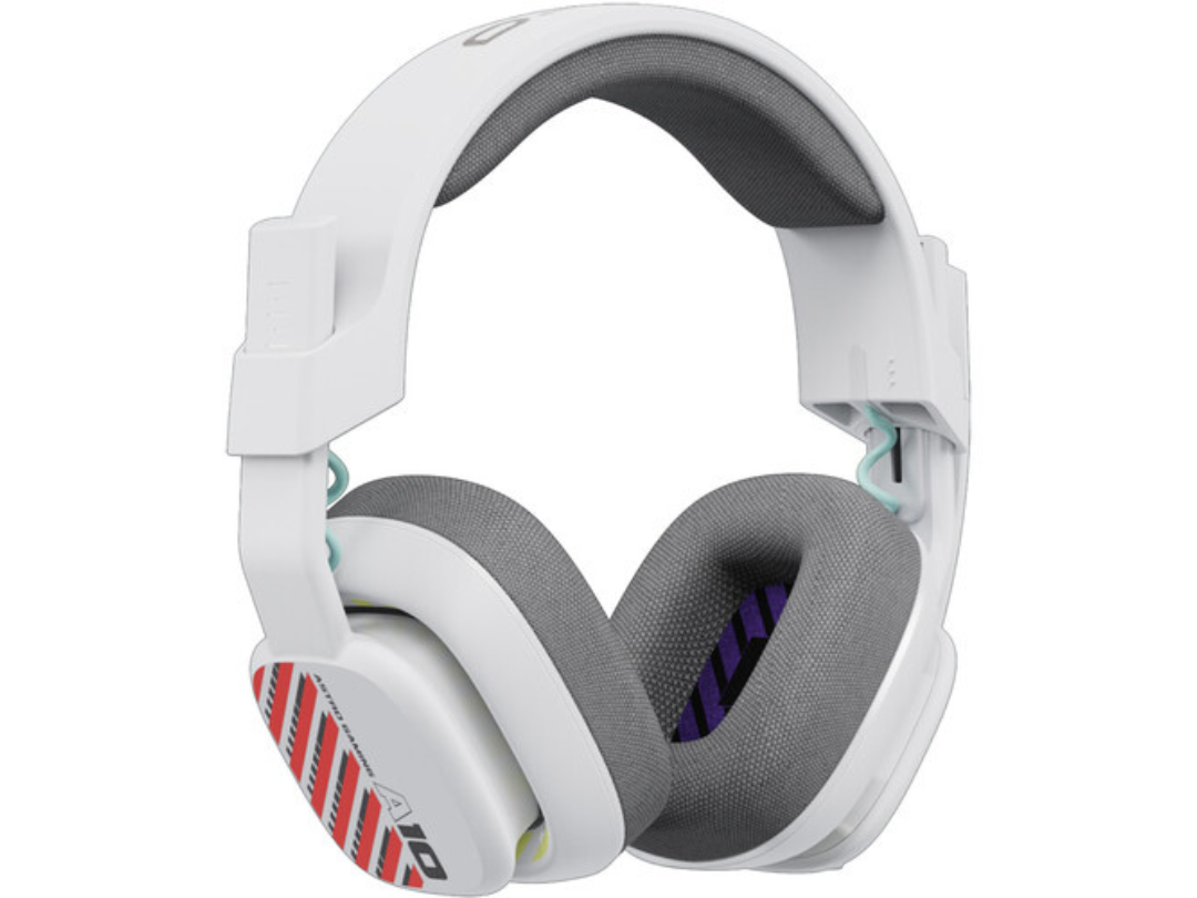 Logitech Astro A10 Gen 2 PlayStation Challenger Wired Gaming Headset, Detachable 3.5mm Cable, White | 939-002062