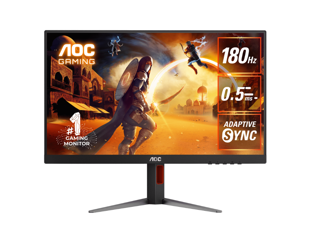 AOC 27-inch Gaming Monitor QHD 180Hz, 0.5ms, HDR10 - Order Today Qatar