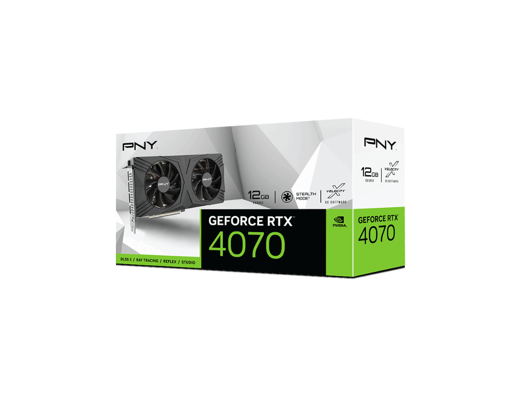 PNY GeForce RTX 4070 12GB VERTO Dual Fan DLSS 3