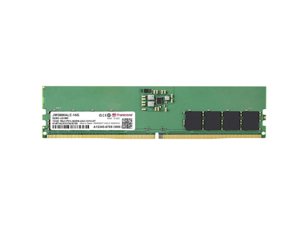 メモリー Transcend 16GB DDR5-5600 U-DIMM Buy Transcend 16GB DDR5 5600MHz Desktop RAM – in Qatar
