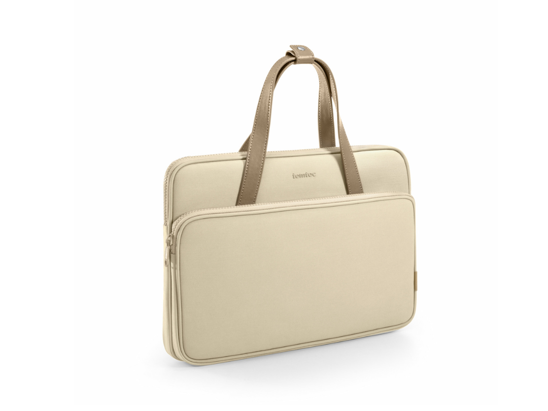 Buy Tomtoc Defender-A22 13.5” Laptop Handbag – Khaki | in Qatar
