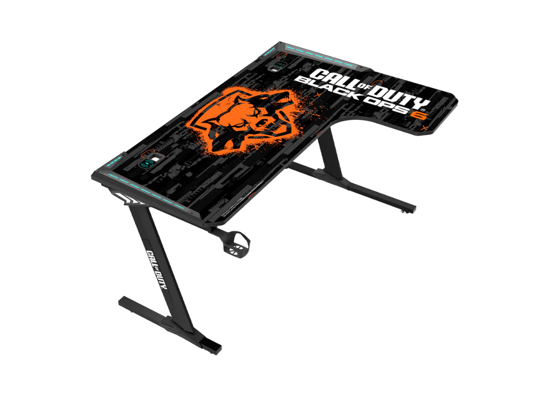 Buy GameOn x CoD RGB Gaming Desk – Raptor-R Edition | in Qatar 