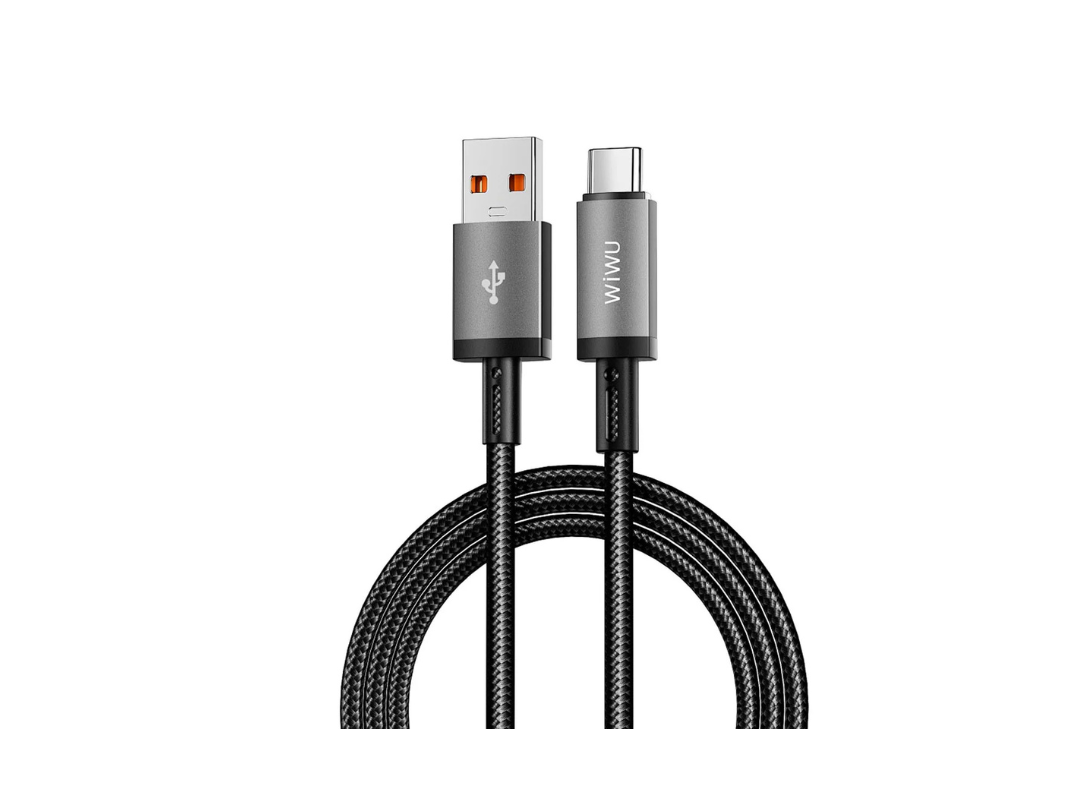 Buy WiWU TITAN LINK USB-A to USB-C Cable 1m – Space Gray – in Qatar