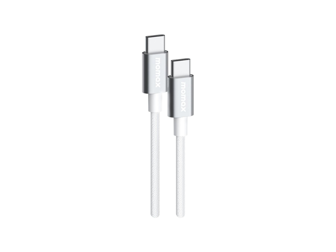 Buy Momax Elite 60W USB-C to USB-C Cable 0.5m Fast Charging White in Qatar