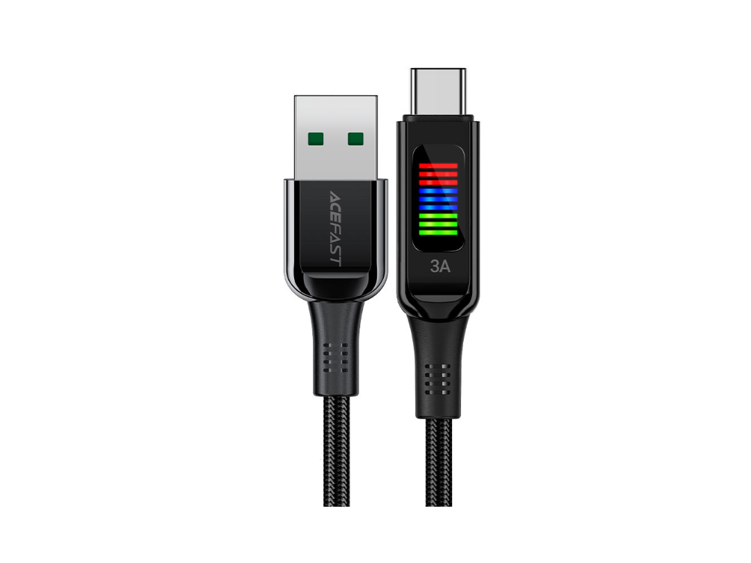 Acefast USB-A to USB-C Charging Cable 60W - Fast, Durable, MFI Certified