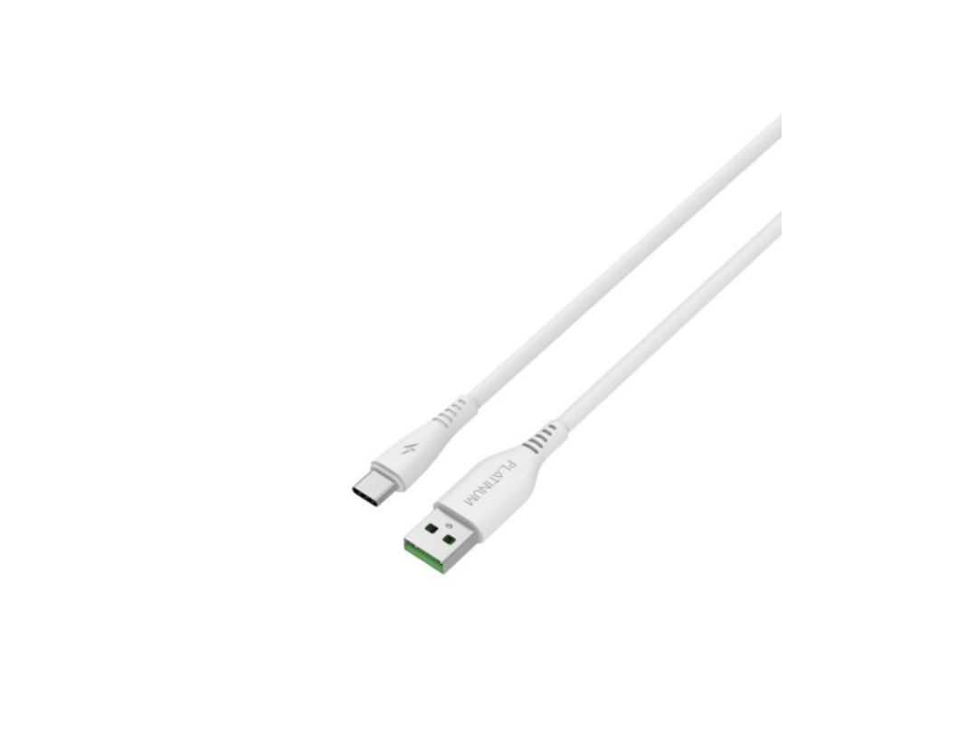 Buy Platinum FLEX Series Cable Type-C 3.0A 1M - White in Qatar