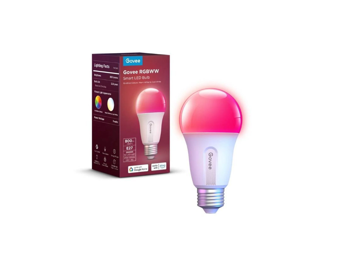 Govee WIFI & Bluetooth Smart Light Bulb 800lm - 1Pack