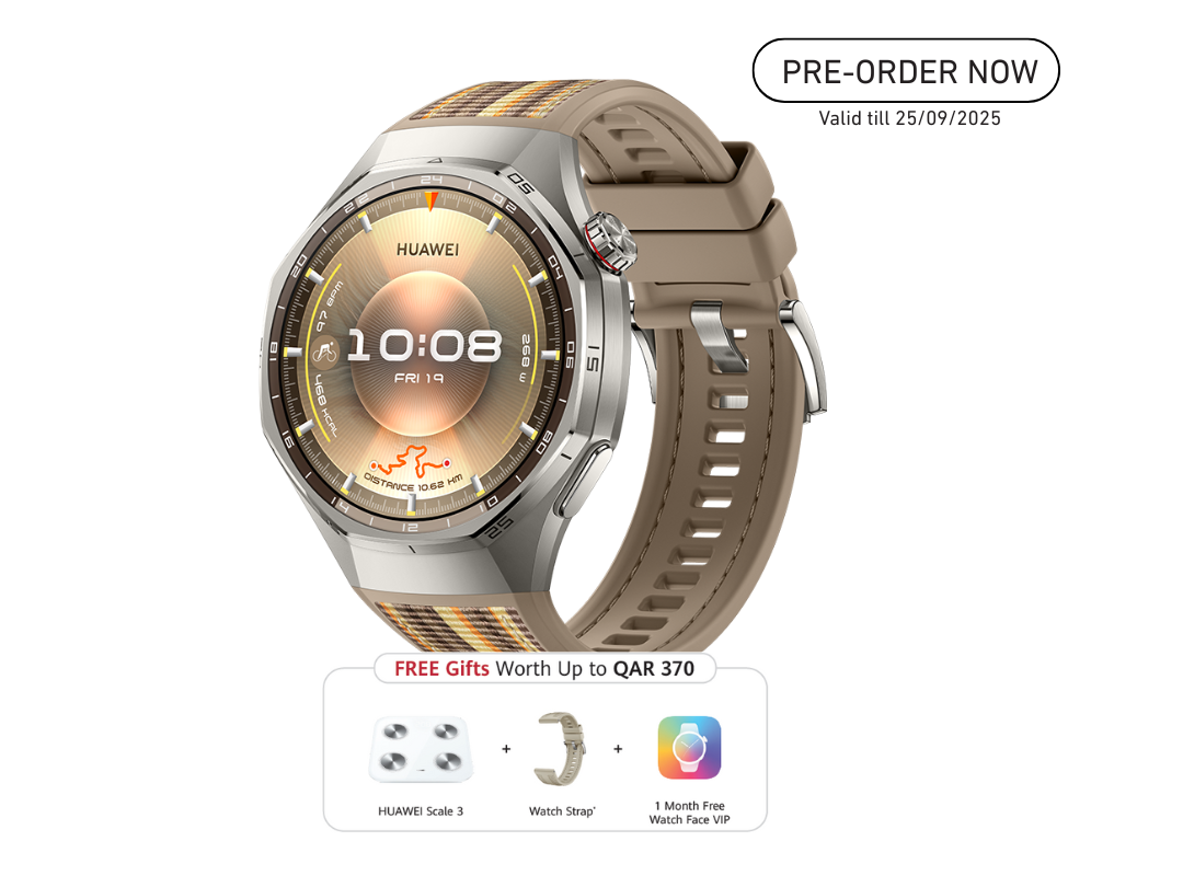 Buy HUAWEI Watch GT 6 Pro 46mm – Titanium, AMOLED, ECG in Qatar