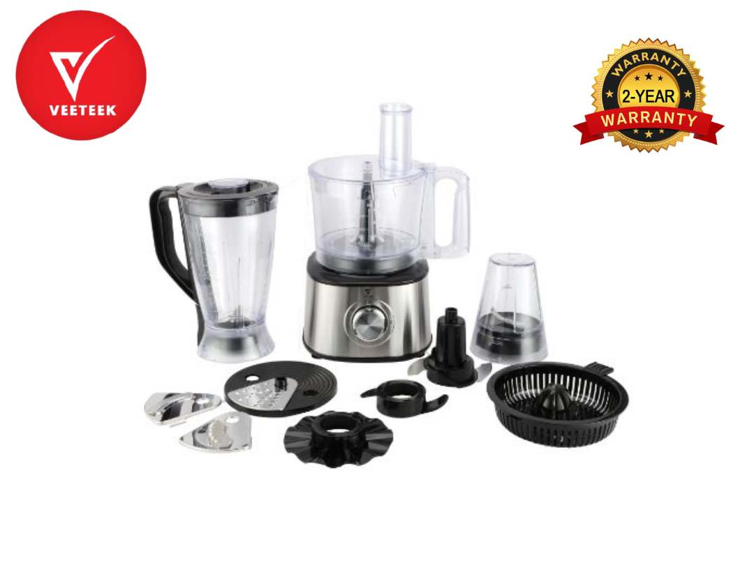 VEETEEK Food Processor 1000W for Shredding, Slicing, Blending | Qatar