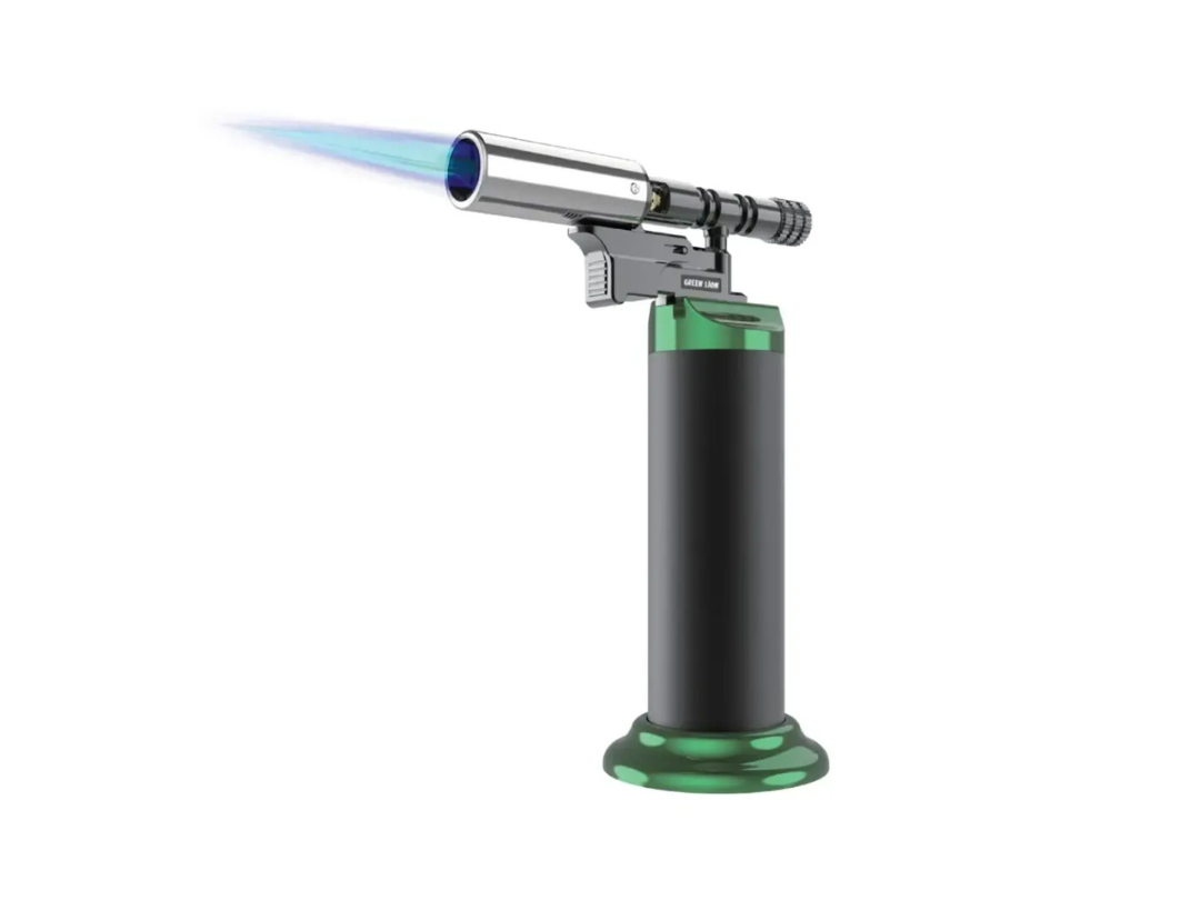 Green Lion Jet Flame Pro refillable Windproof Lighter for Outdoor/Indoor use