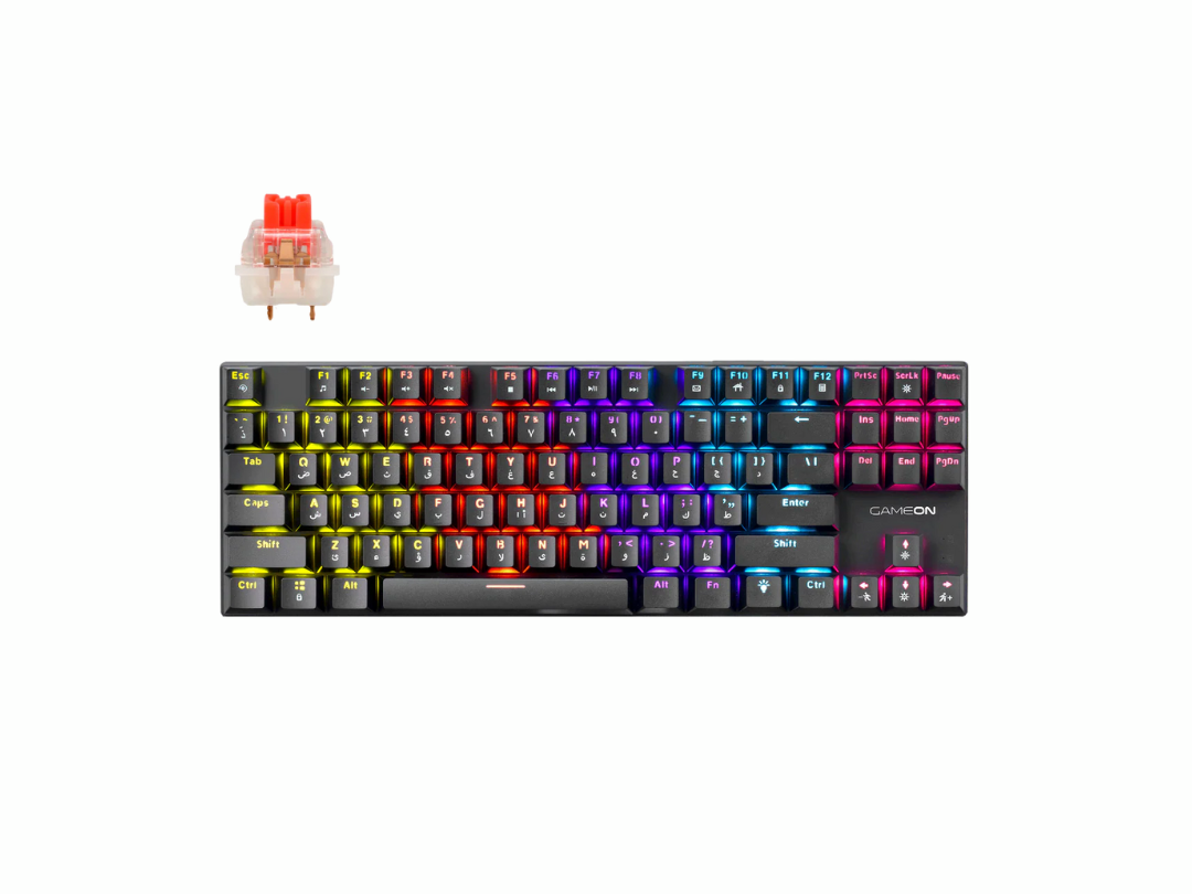 Buy GAMEON KENORA GOMK87-RS 80% RGB Mechanical Gaming Keyboard | Qatar ...
